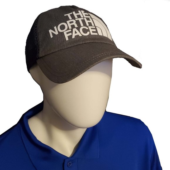 Northface Grey and White Trucker Hat - Picture 1 of 2